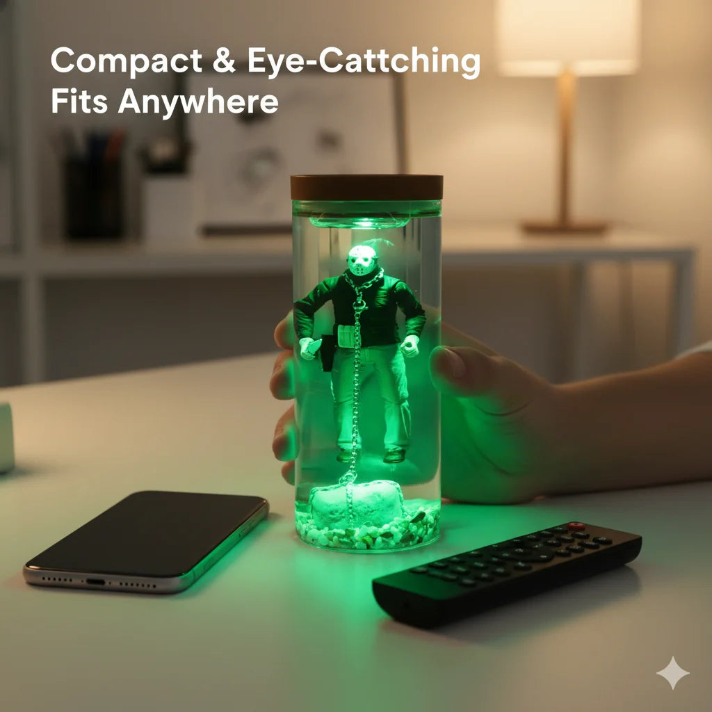 Glowing Underwater Monster Resin Decor