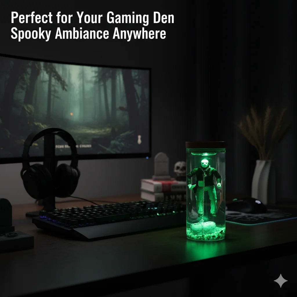 Glowing Underwater Monster Resin Decor