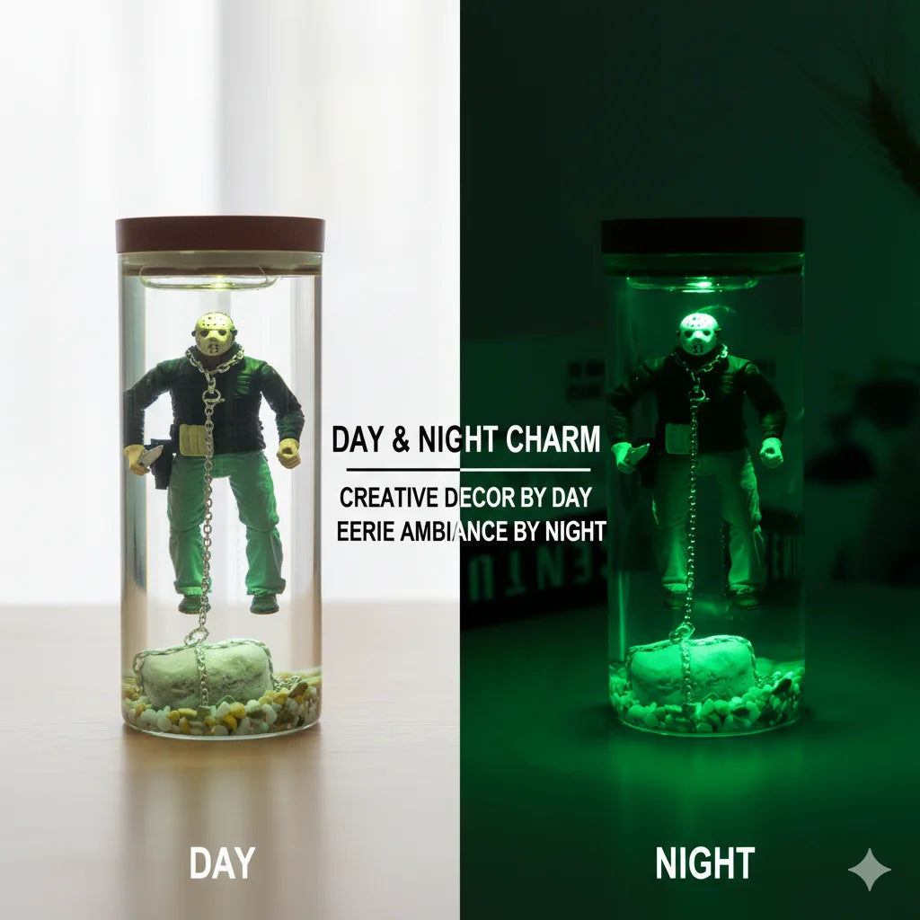 Glowing Underwater Monster Resin Decor